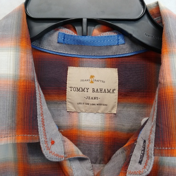 Men's Tommy Bahama long sleeve Button Down sz L - Picture 7 of 8